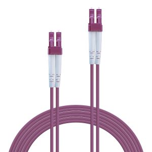 Cablu Fibra Optica Lindy LC/LC OM4, 2 x LC Male