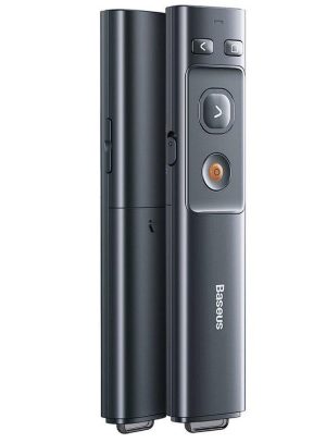 Presenter Baseus, wireless, laser 2.4 GHz, max. 100m, fara baterie,