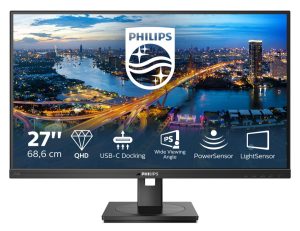 Monitor Consumer Philips 276B1/00, 27", 2560 x 1440 pixeli, Black,