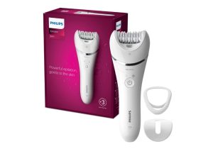 Epilator umed si uscat PHILIPS Seria 8000 BRE700/00, 32 pensete,