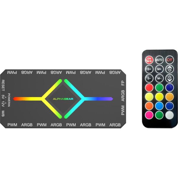 Fan controller Carcasa ALPHAGEAR Glimmer ARGB, RGB