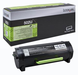 Toner LEXMARK 502U, Black