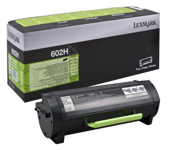 Toner LEXMARK 602H, Black