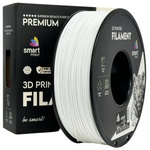 SMART PRINT FILLAMENT 1KG ASA WHITE, Rezistenta UV, Finisaj mat,