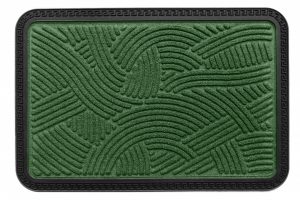 COVORAS INTRARE ANTIDERAPANT CU MARGINE CAUCIUCATA 40X60 CM, VERDE, HEINNER