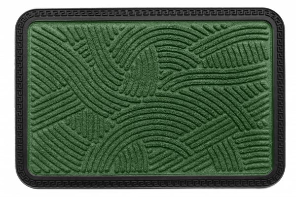 COVORAS INTRARE ANTIDERAPANT CU MARGINE CAUCIUCATA 40X60 CM, VERDE, HEINNER