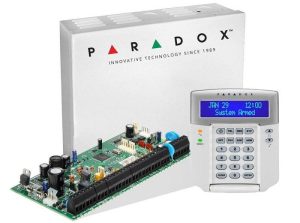 Centrala Paradox SP6000+; 8 zone pe placa (16 cu dublare