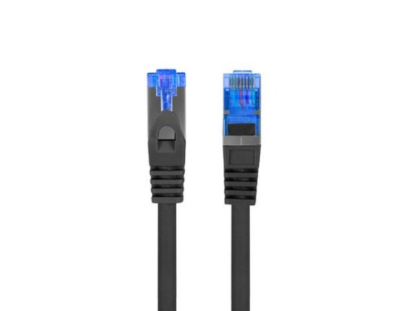 Patch cord Cat.6A S/FTP LSZH CCA 20 m negru, Fluke