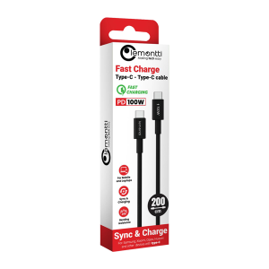 Cablu Lemontti Fast Charge Type-C la Type-C, PD, 100W, lungime