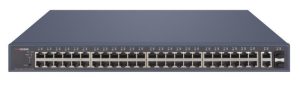 Switch PoE Hikvision DS-3E1552P-SI: 48 x 10/100/1000M PoE Ports, 2