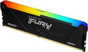 Memorie RAM Kingston FURY Beast RGB, 32GB DDR4, 3200 MHz,