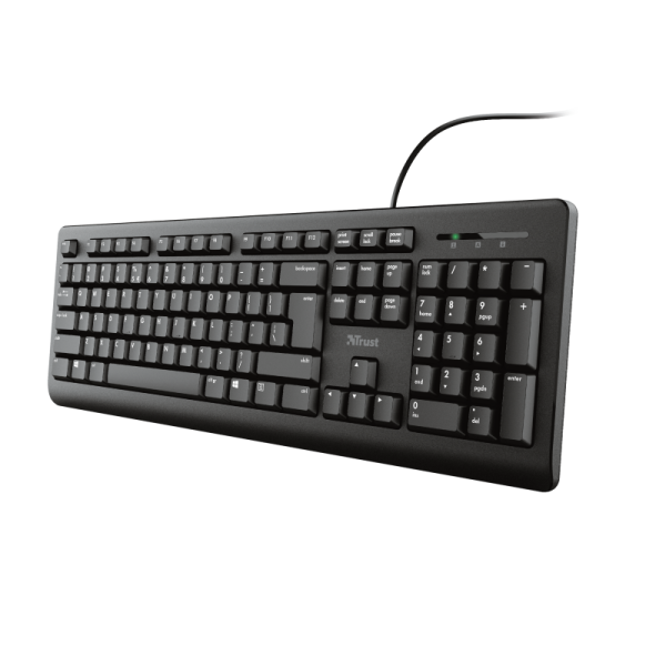 Tastatura Trust Primo, USB, Negru