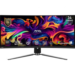 Monitor Consumer MSI MAG 341CQP QD-OLED, 34", 3440 x 1440