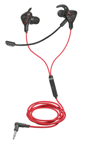 Casti Gaming In-ear Trust GXT 408 Cobra, Wired, Multicolor