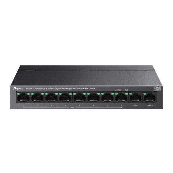 Switch TP Link 8-Port 10/100Mbps+2-Port Gigabit Desktop Switch with 8-