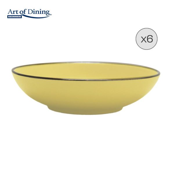 SET 6 FARFURII ADANCI CERAMICA 20 CM, MEDEEA, ART OF