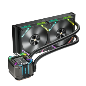 Cooler Procesor 1stPlayer X-Starship 240-bk, Lichid, 12 cm, 2 ventilatoare,