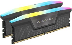 Memorie RAM Corsair Vengeance RGB, 32GB DDR5, 6000MHz, CL30