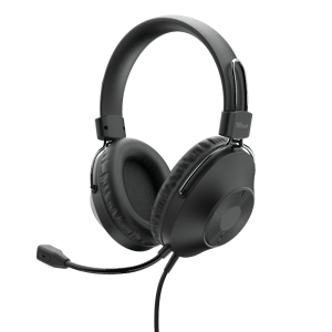 Casti Head-band Trust Ozo, Wired, Negru
