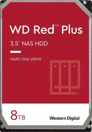 HDD NAS WD Red Plus, 8 TB, 5640 RPM, 256
