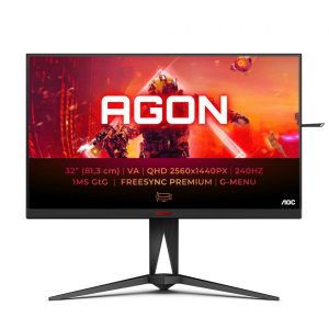 Monitor Consumer AOC AG325QZN/EU, 31.5", 2560 x 1440 pixeli, Black,