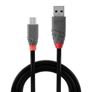 Cablu transfer Lindy LY-36735, USB 2.0 Type A to MicroUSB,