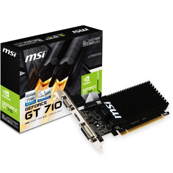 Placa video MSI GeForce GT 710, 2GB DDR3, PCI Express