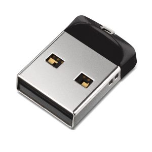 Memorie USB SanDisk Cruzer Fit 64 GB, USB 2.0, Negru