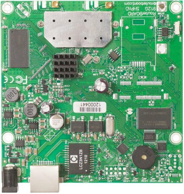 MIKROTIK placa de baza CPE RB911G-5HPACD, Procesor: 720Mhz, Dimansiuni:105x105mm, 128