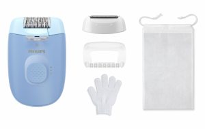 Epilator cu fir PHILIPS Seria 4000 BRE247/00, 2 viteze, 4