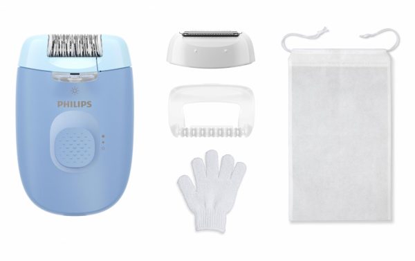 Epilator cu fir PHILIPS Seria 4000 BRE247/00, 2 viteze, 4