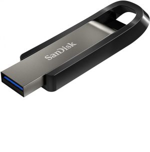 Memorie USB SanDisk Extreme Go 64 GB, USB 3.1, Metallic