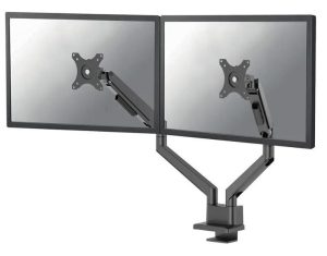 Brat dublu pentru monitor Neomounts, tip full motion, pentru display-uri