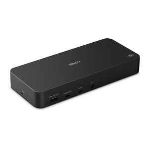 Docking station LINDY DST-Pro Universal, USB Type-C, 100W, Negru, 2