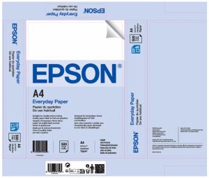 Hartie Epson A4 de uz zilnic, alba, 210 mm x