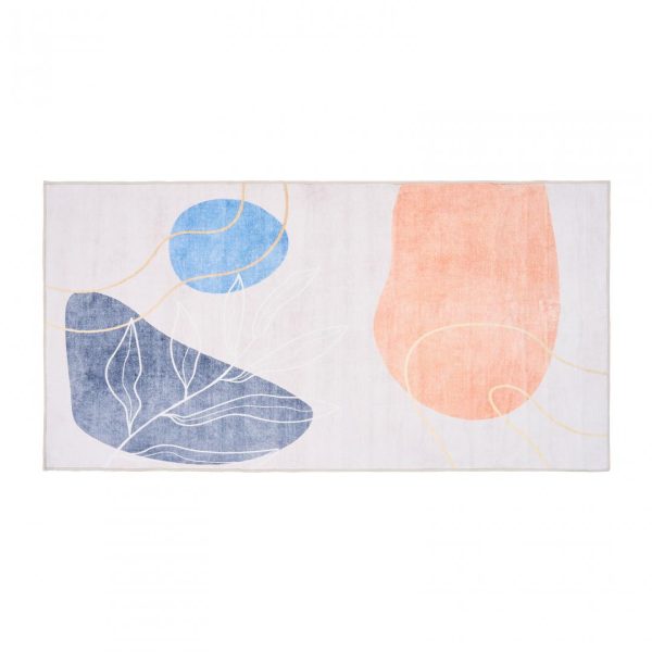 Covor printat, GRACE 70x140 cm, lavabil cu spate antialunecare, inaltime