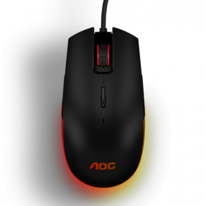 Mouse Gaming AOC GM500, 5000 dpi, negru