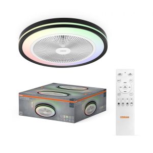 Plafoniera LED CCT cu ventilator Osram Murlan cu Telecomanda, 43W,