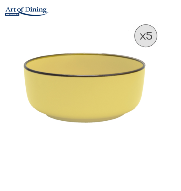 SET 5 BOLURI CEREALE CERAMICA 16 CM, MEDEEA, ART OF
