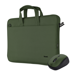 Geanta laptop TRUST Bologna, Verde, 2 ani Garantie
