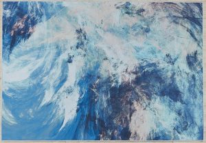 Covor Heinner cu print digital 3D 70x140 cm Galaxy