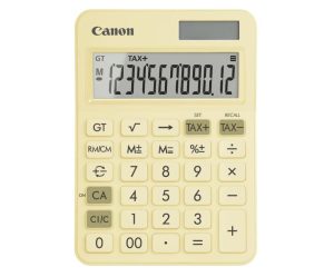 """Calculator birou Canon LS-125KB-PYL, Pastel Yellow, 12 digits, 29 keys,