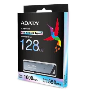 Memorie USB ADATA UE800 128 GB, USB Type-C, Auriu