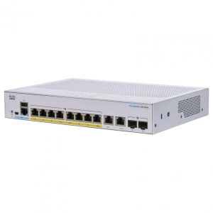 Switch CISCO CBS250-8P-E-2G, 8 PORTURI 10/100/1000, 2 x SFP,