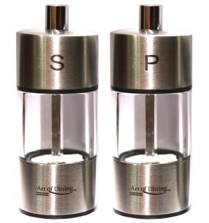 SET 2 RASNITE SARE & PIPER, INOX, 9 CM, ART