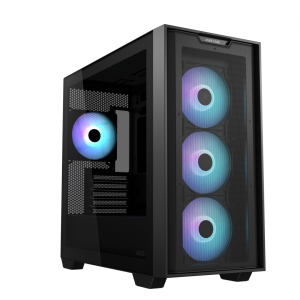 Carcasa ASUS A21 PLUS, RGB, Mid Tower, Black