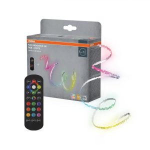 Kit Banda LED RGB Osram FLEX BENDABLE cu Telecomanda, 6.5W,