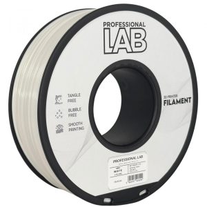 Filament 3D Proffesional Lab, Diamentru 1.75mm, Greutate: 1KG, Culoare: Alb,