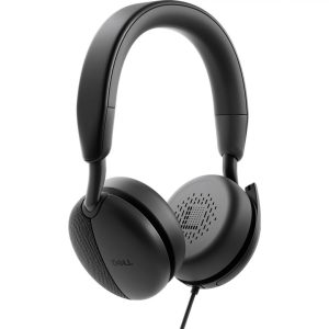 Casti Head-band DELL Pro Plus WH5024, Wired, Noise-Canceling, Negru
