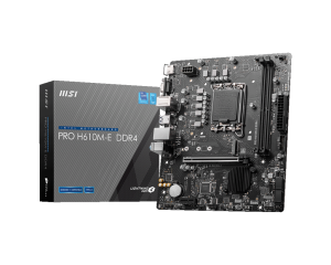 Placa de baza MSI PRO H610M-E DDR4, Socket 1700, DDR4,